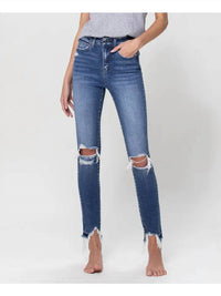 Flying Monkey - High Rise Distressed Skinny Jeans