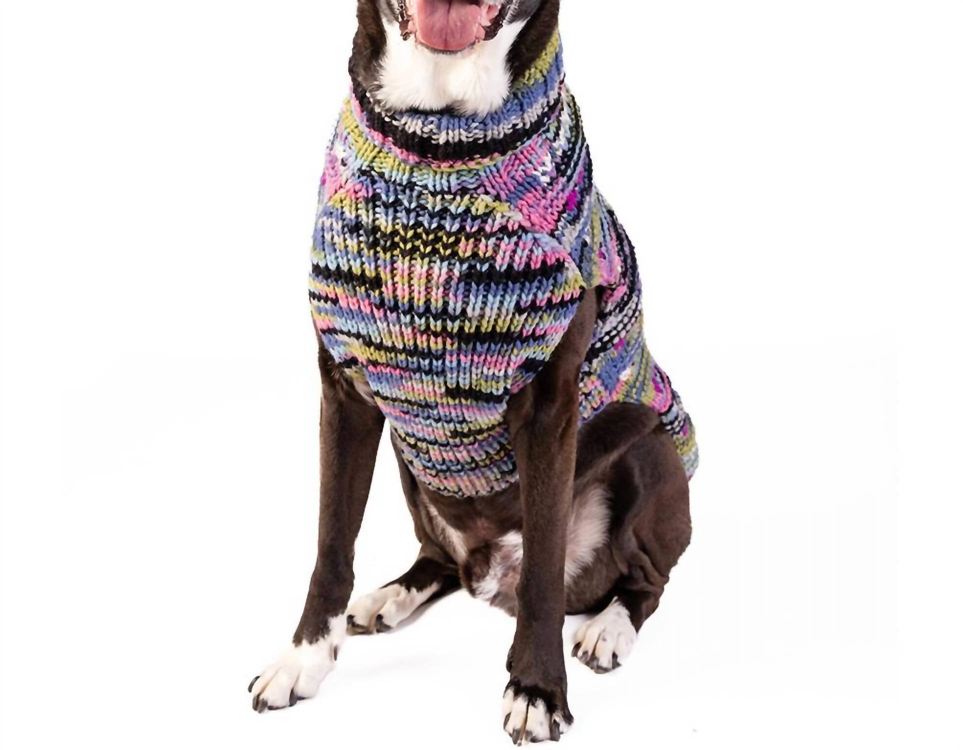 Chilly Dogs - Purple Woodstick Dog Sweater