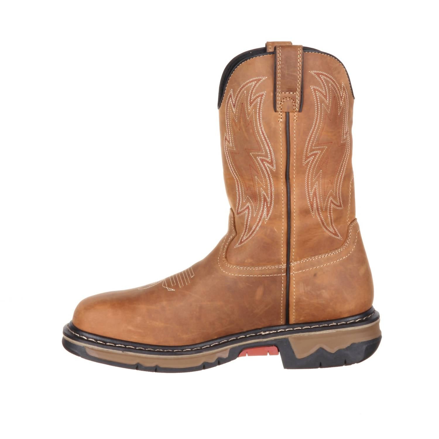 Georgia Boot Men's Carbo-tec Waterproof Composite Toe Work Boot in brown - men's boots - view 4