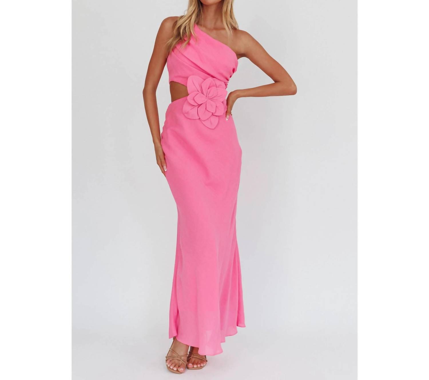 One & Only - One Shoulder Asymmetric Dress