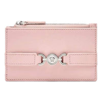Versace - Women's Leather Zipper Card Holder Slim Wallet