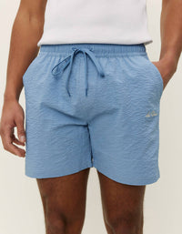 Les Deux - Stan Seersucker Swim Shorts