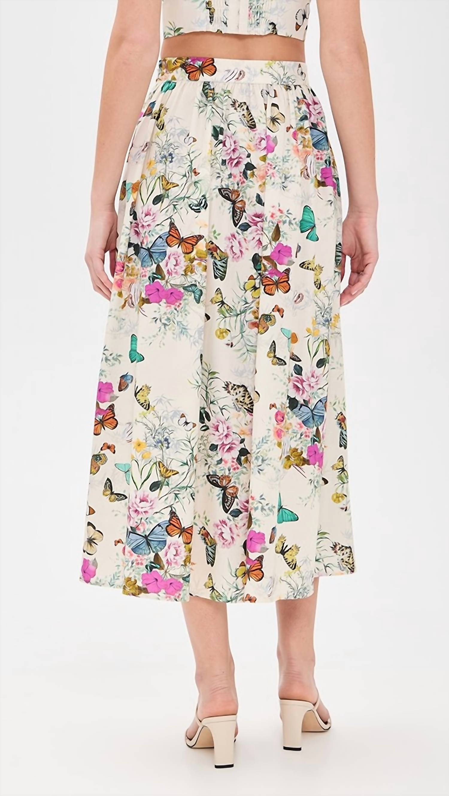 L'Agence - Seina Midi Skirt