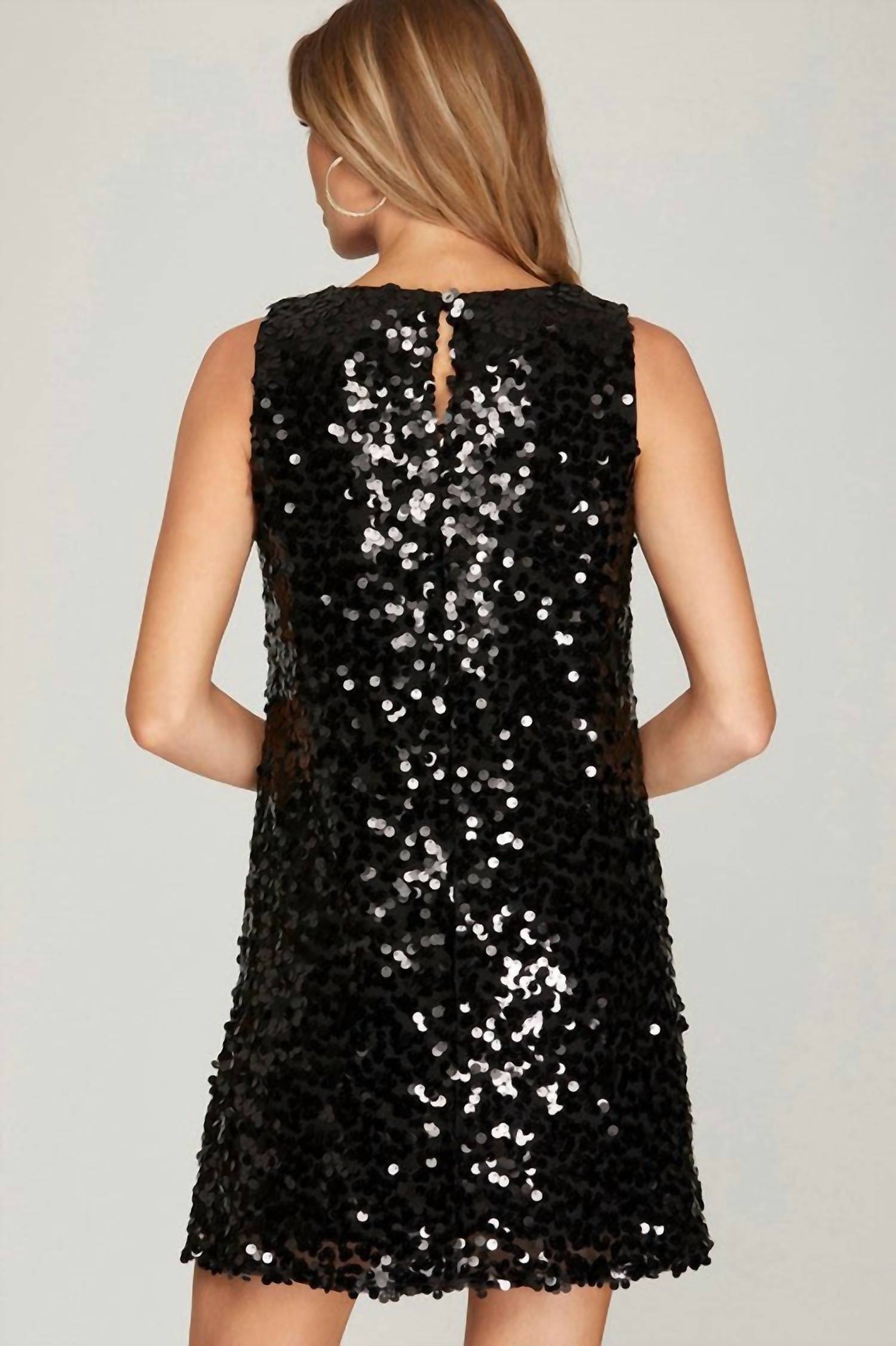 She + Sky - Occasional Sleeveless Sequin Dress