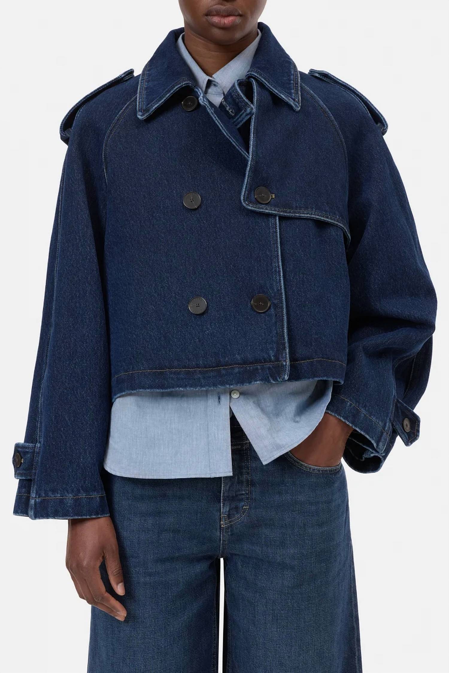 Closed - Cropped Trench Coat
