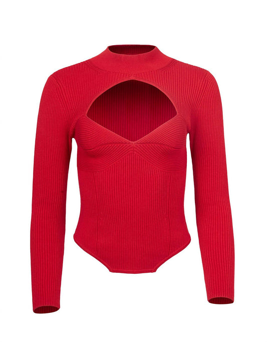 Décolleté Rib Top