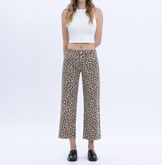 Vervet By Flying Monkey - High Rise Crop Wide Leg Jeans