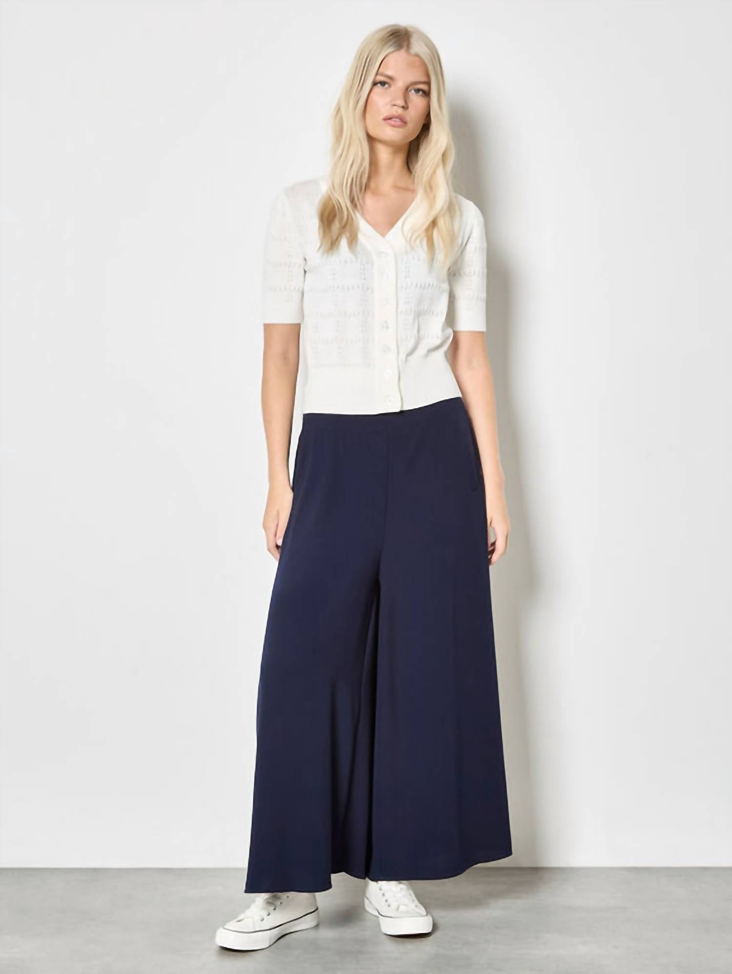 Apricot - Curie Short Sleeve Cardigan