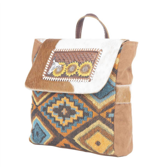 Myra Bags - Women's Primordial Hand-tooled Bagpack