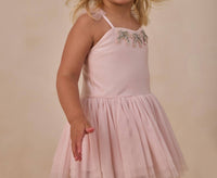 NORALEE Girls Clementine Tutu Dress in cotton candy - kids' dress - alternate view