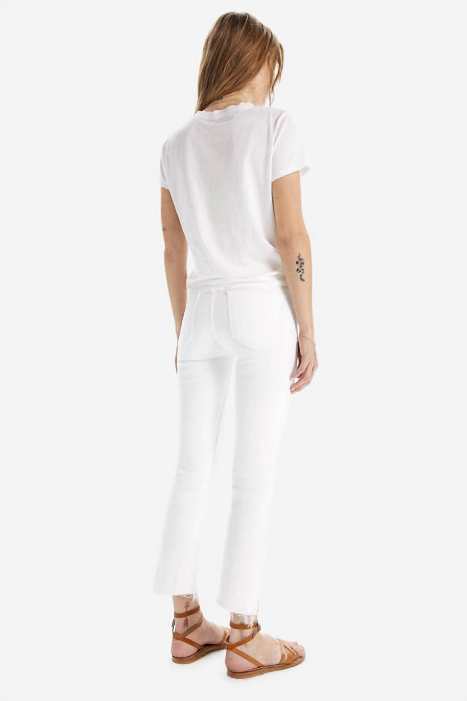 Mother - Insider Crop Step Fray Jeans