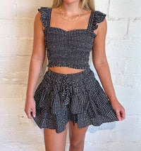 Reset By Jane - Dotty Smocked Skort