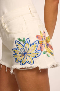 Ramy Brook - Bria Floral Denim Short