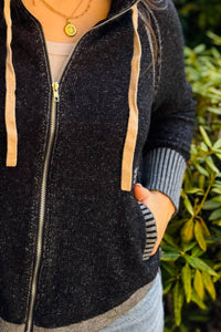 Zaket & Plover - Two Toned Zip Sweater