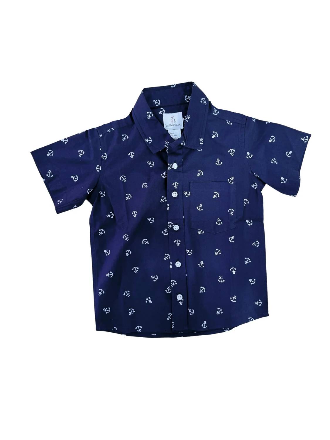Maddie & Connor Co. - Anchors Away Button Down Shirt