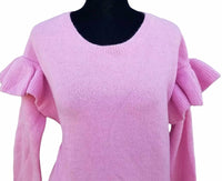 Galleria Enterprises, Inc. - Women's Puff-sleeves Acrylic Blend Sweater