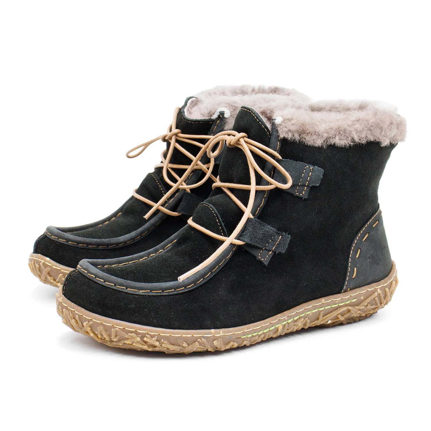 El Naturalista - Women's Nido Fur-lined Ankle Boot