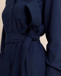 Southern Tide - Trista Textured Midi Shirt Dress