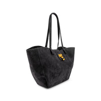 Like Dreams - Women's Harper Lock Suede Tote Bag