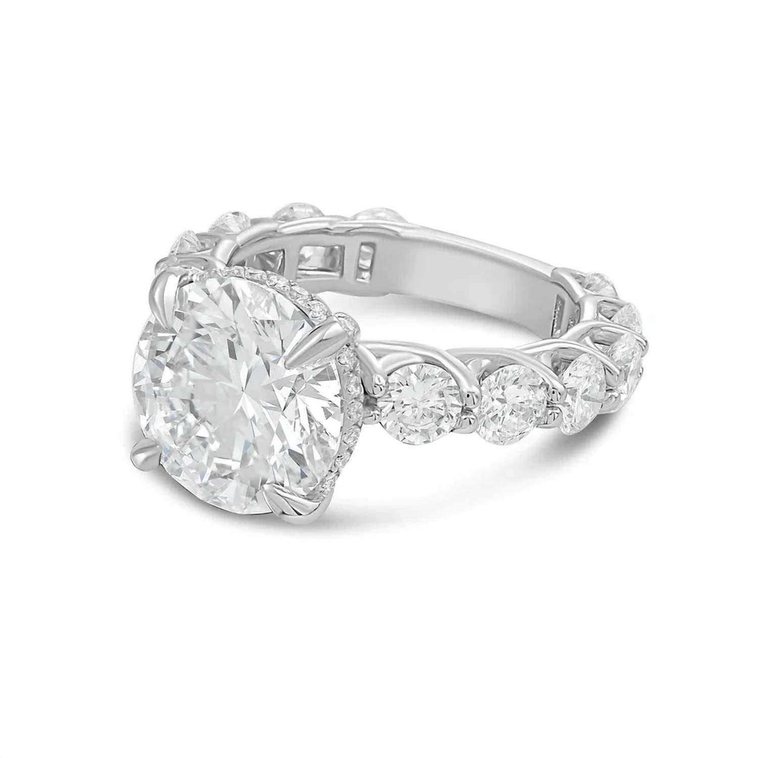 Diana M Jewels - Women's Round Lab-Grown Diamond Fashion Ring (20.00 Ct) - Signature