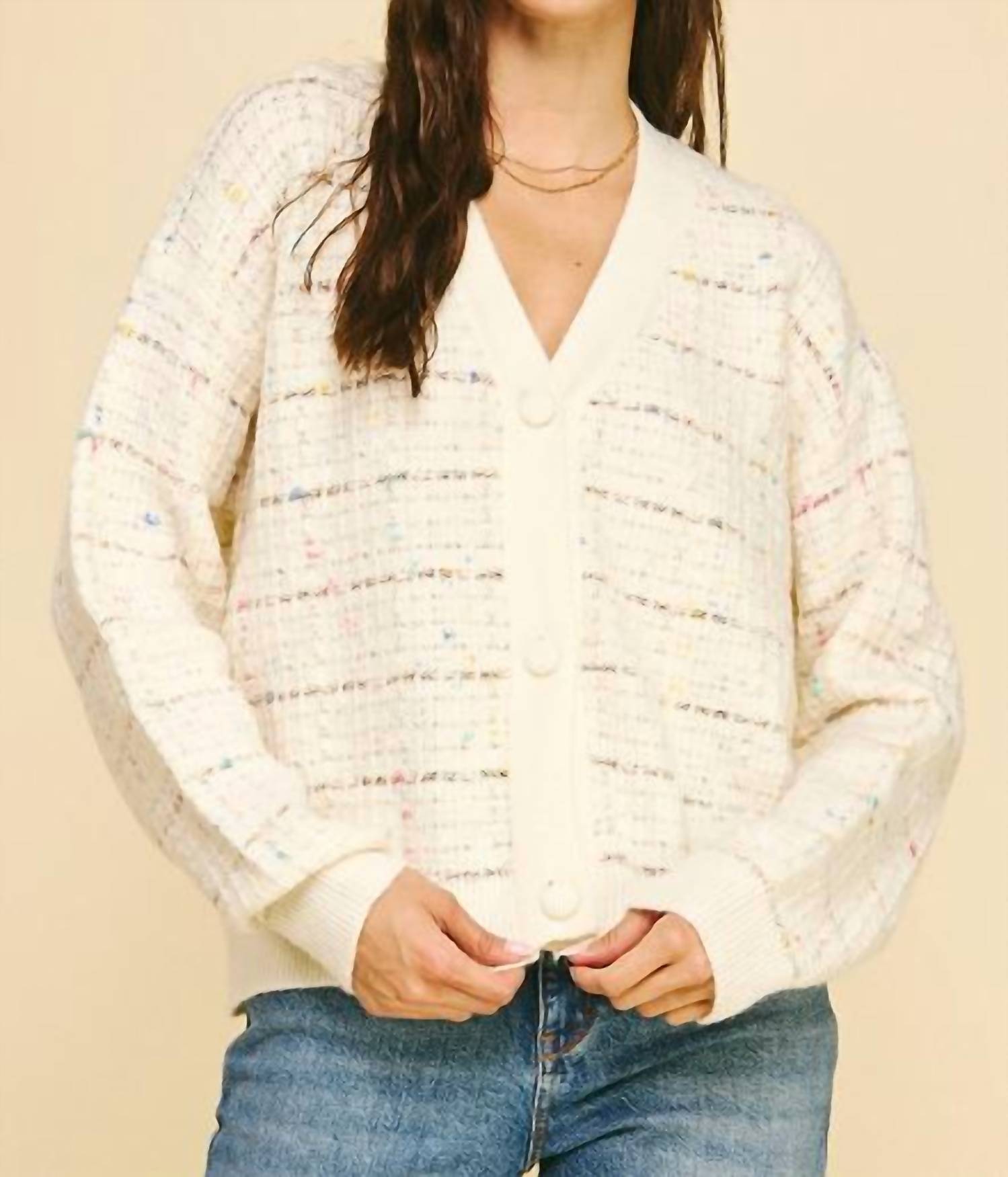 Pinch - Jackie Tweed Cardigan