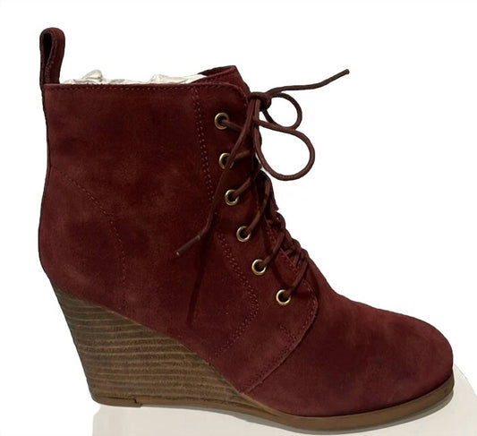 Diba True - Women's Blake Lace Up Ankle Boot Wedge