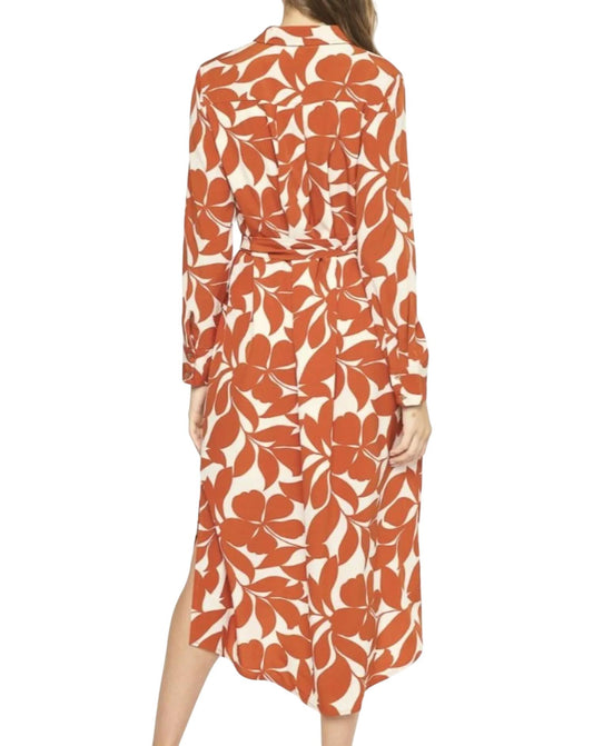 Entro - Floral Print Midi Dress