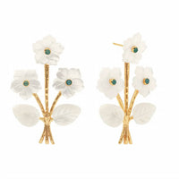 Capucine De Wulf - Women's Mermaid Garden Convertible Bouquet Post Earrings