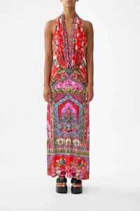 Camilla - Deep Cowl Plunge Dress