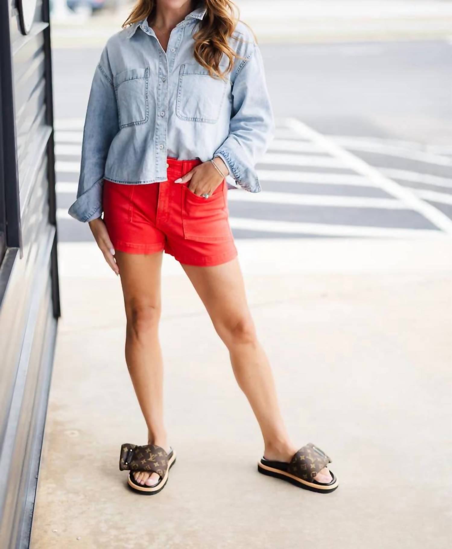 Daze - Valley Girl High Rise Shorts