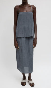 Tibi - Crinkle Slip Skirt