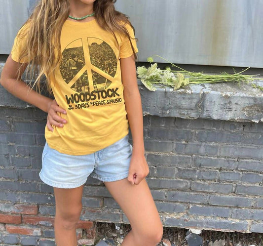 Rowdy Sprout - Girls' Woodstock Organic Tee