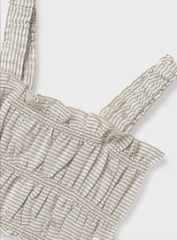 Mayoral - Kids' Striped Blouse With Top Set
