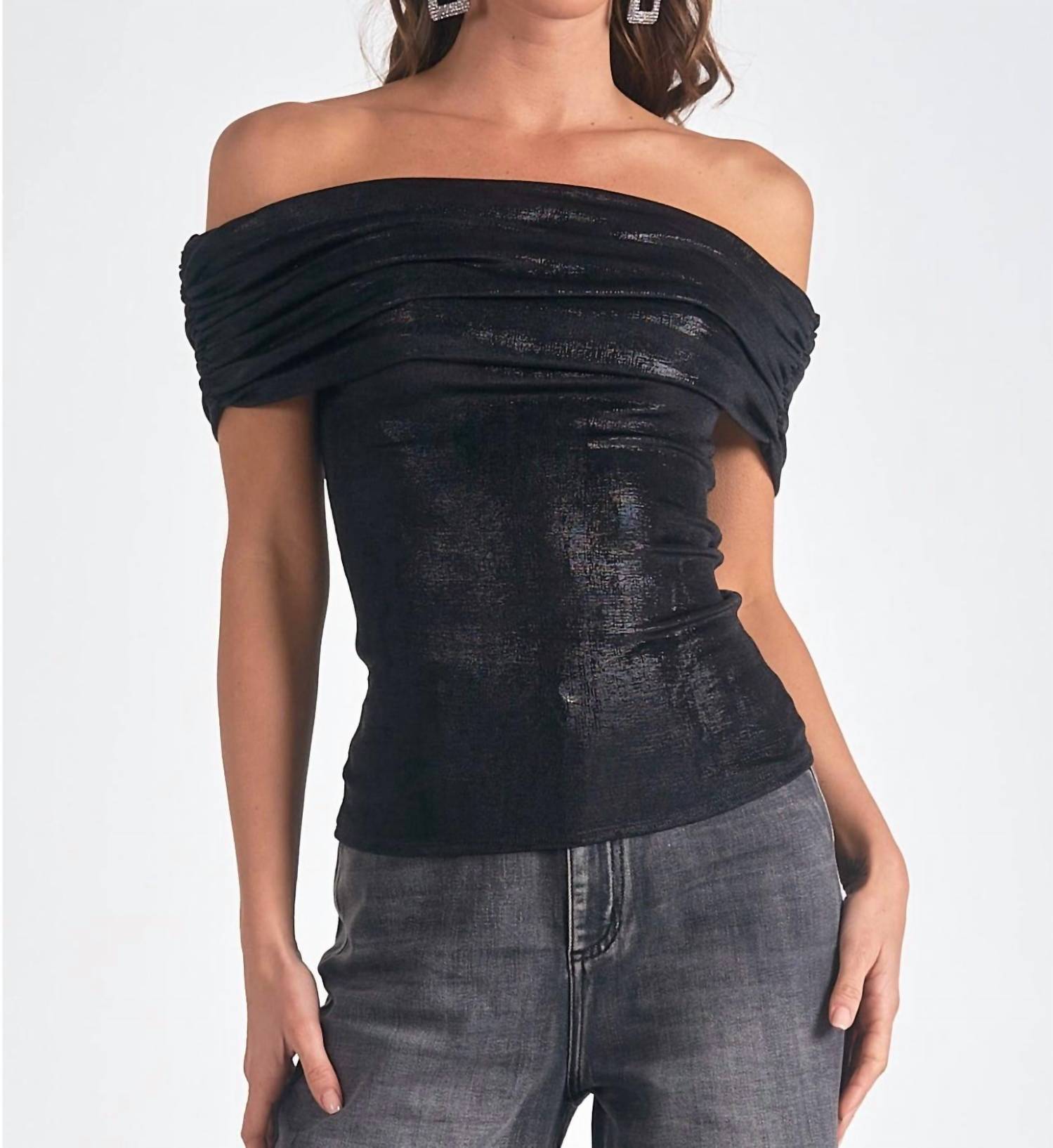 Elan - Roxy Off The Shoulder Top