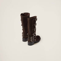 Miu Miu - Women's Buckle Detail Boots