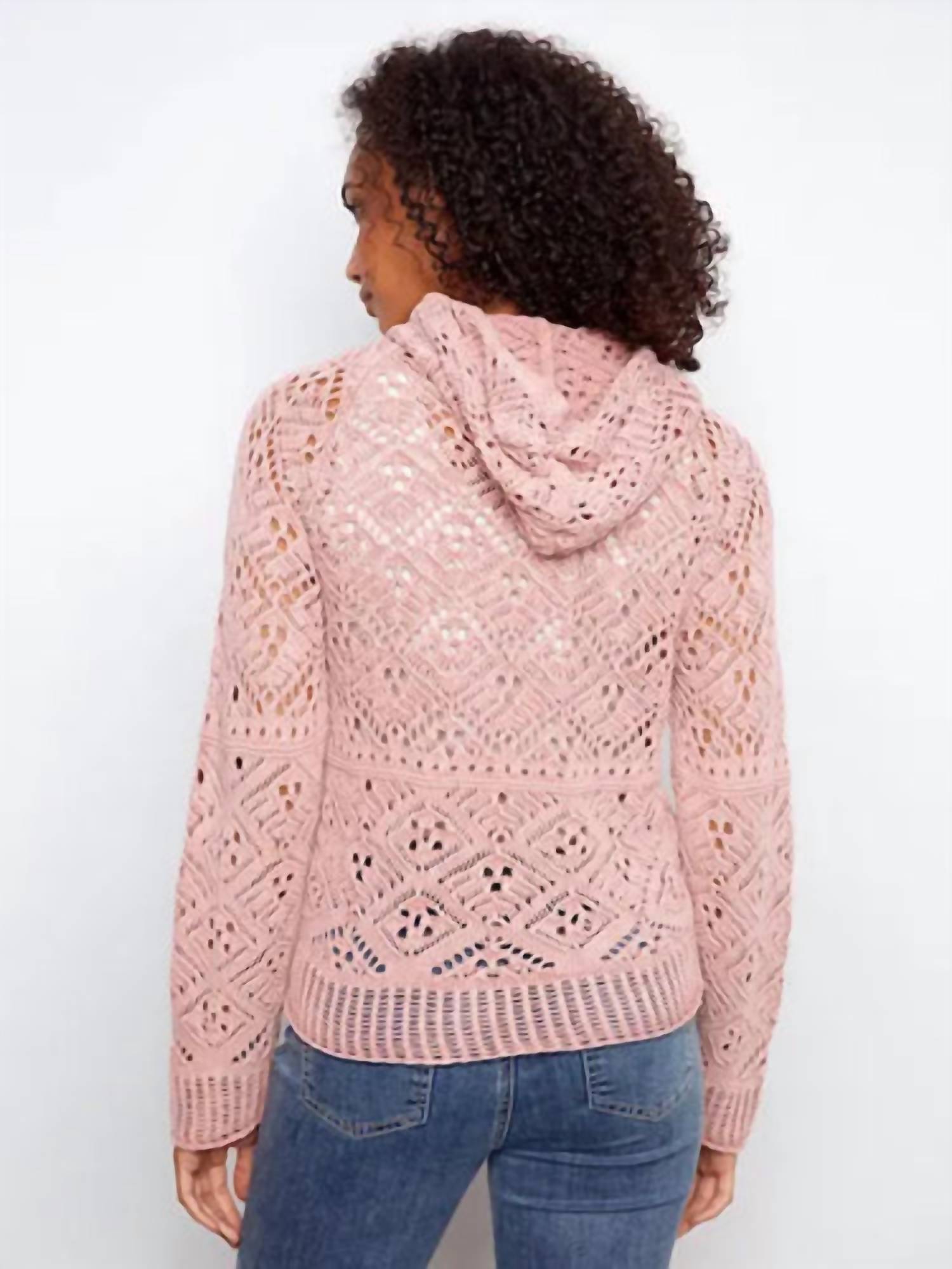 Charlie B - Crochet Hoodie Sweater