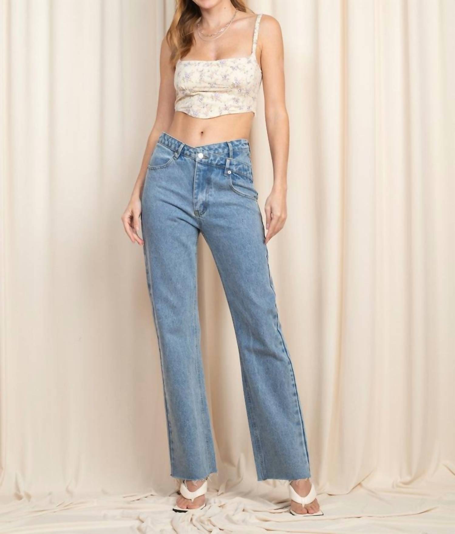 Et Clet - Floral Crop Tank