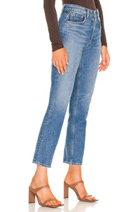 Grlfrnd - KAROLINA HIGH RISE STRAIGHT CROP JEANS