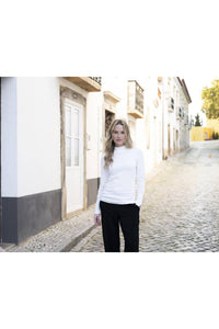 Marble - Chevron Knit Turtleneck Sweater