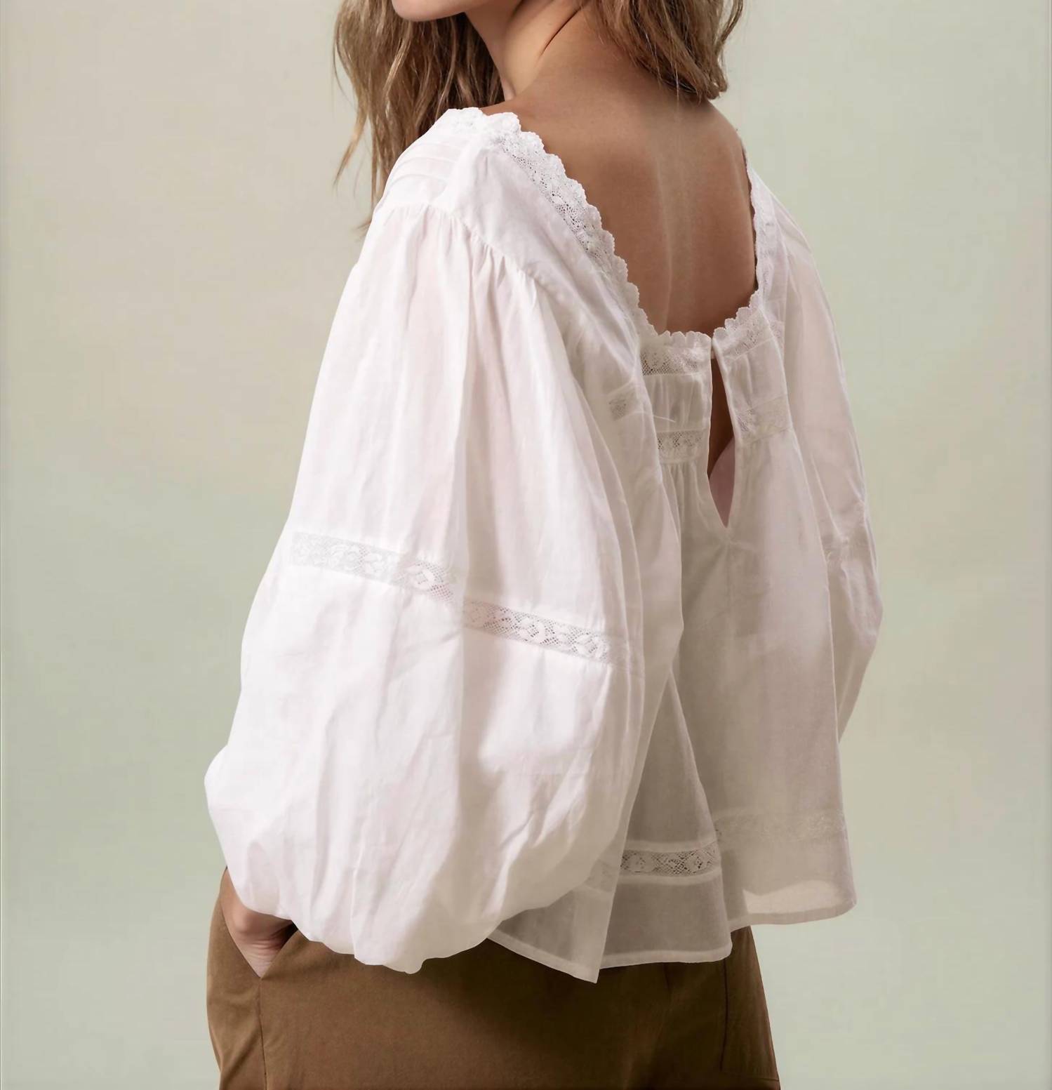 Frnch - Gianna Puff Sleeve Blouse