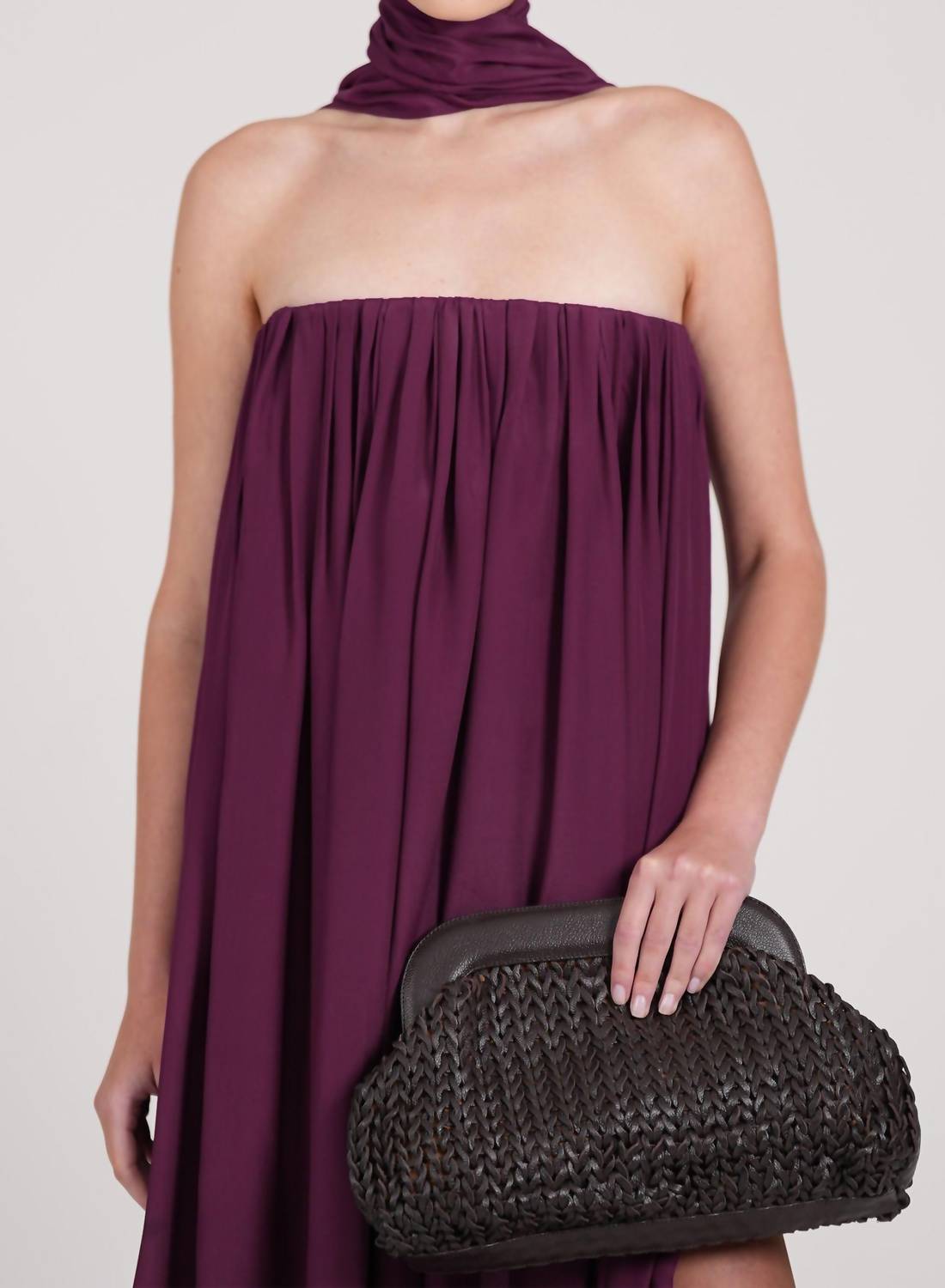 Nonchalant Label - Marlow Strapless Chiffon Maxi Dress