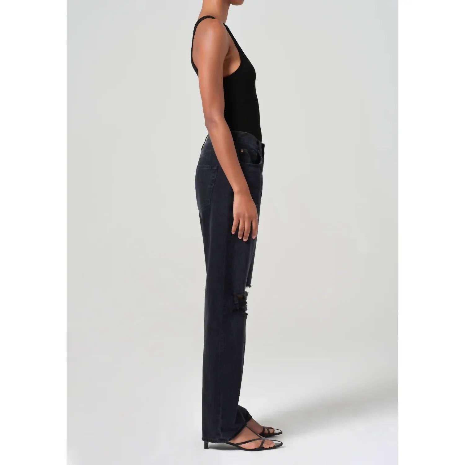 Agolde - Kelly High Rise Ripped Jeans