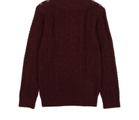 Maniere - Marled Multi Knit Crewneck Sweater