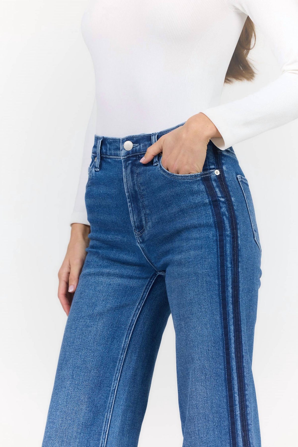 Dear John Denim - Margot Mid-rise Clean Hem Denim Jean
