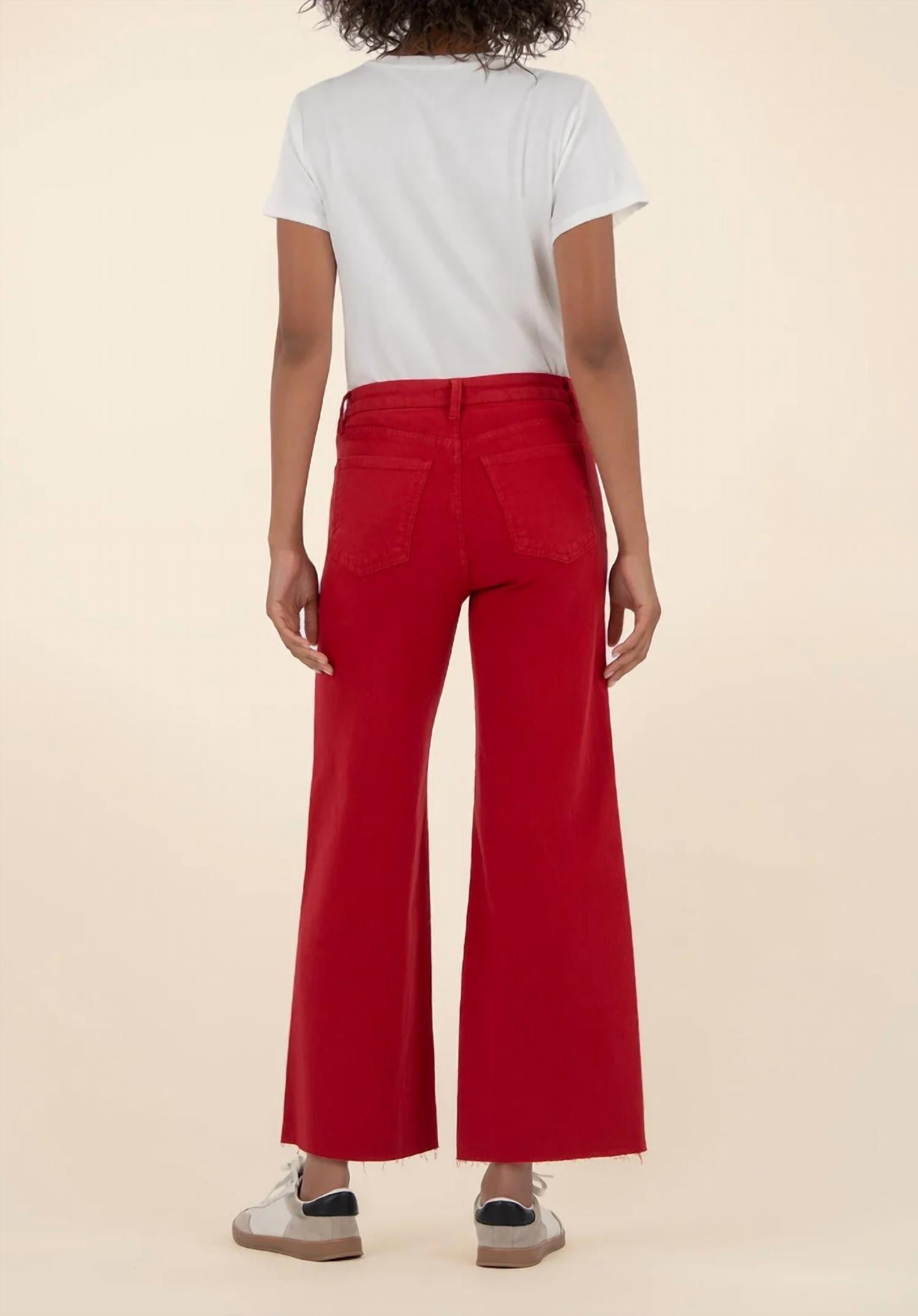 Kut From The Kloth - Meg High Rise Fab Ab Wide-leg Jeans