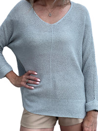 Be Cool - Flowing V-neck Sweater