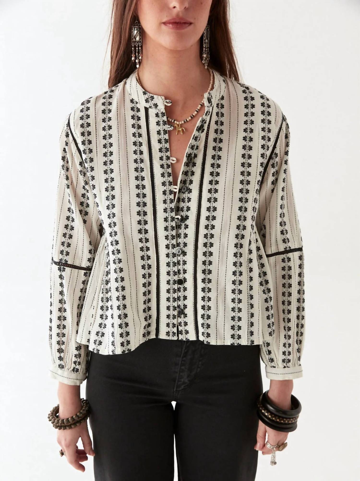 Maison Hotel - Consuelito Relaxed Cropped Fit Blouse