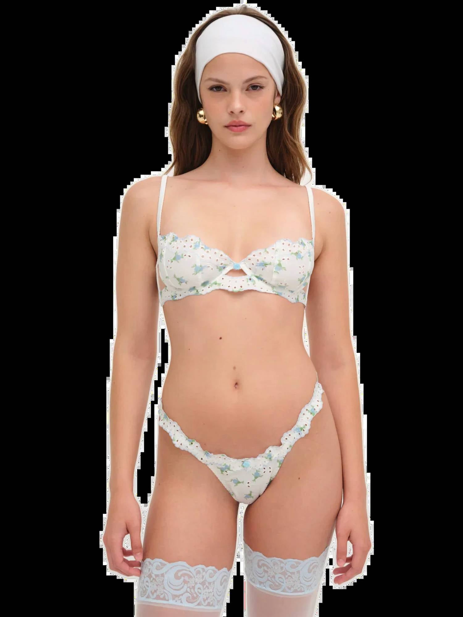 For Love & Lemons - Budding Blossom Underwire Bra