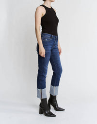 Mica Denim - Happiness Mid Rise With Cuff Jeans