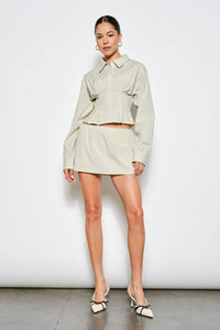 Pretty Garbage - Brooke Pleated Button Shirt